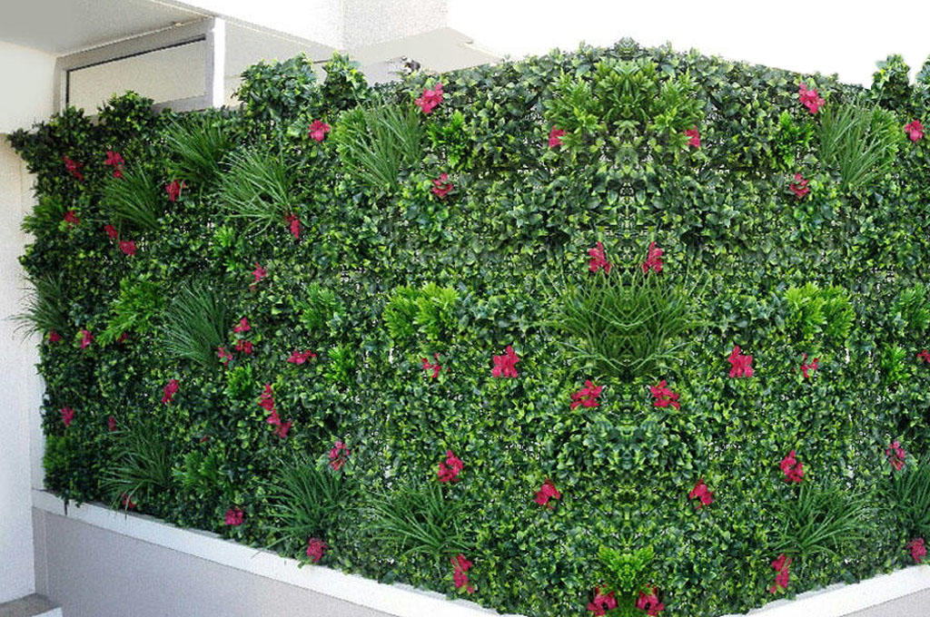 mur végétal artificiel ambiance jungle