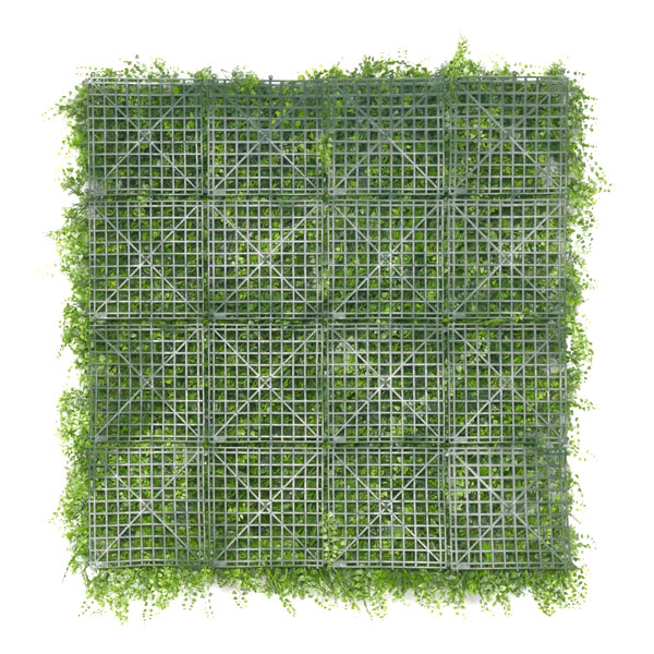 mur végétal artificiel fougère