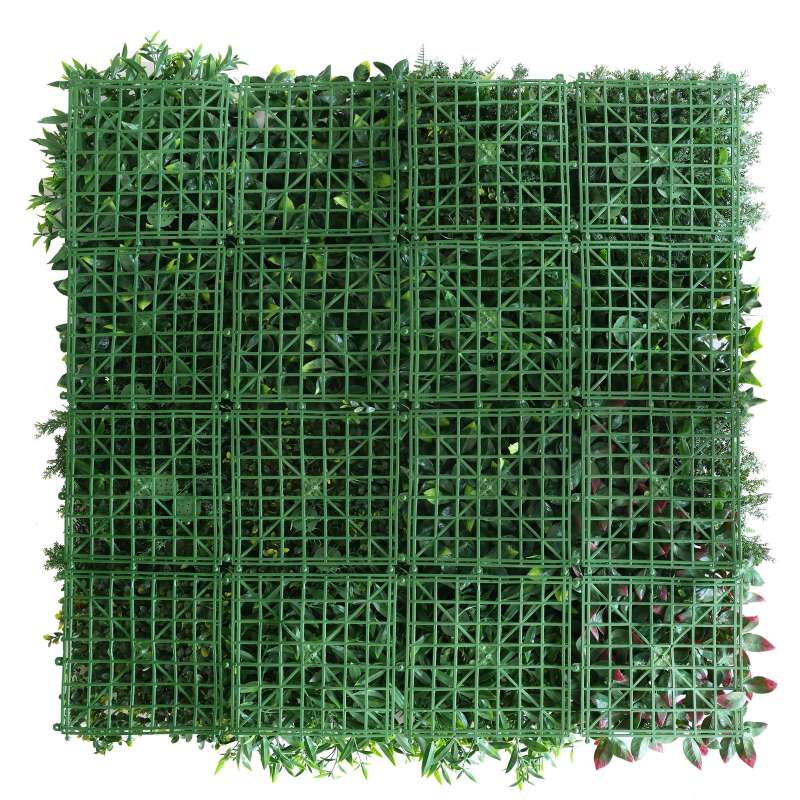 Mur végétal artificiel oxygène face arrière 16 plaques