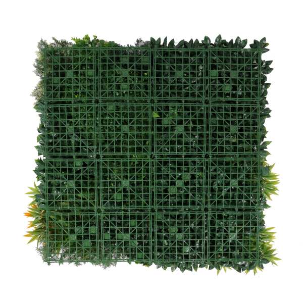 mur vegetal artificiel sauvage 1mx1m face arriere