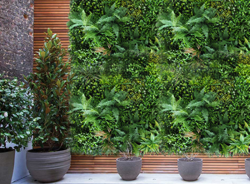 mur vegetal synthétique oxygene déco murale